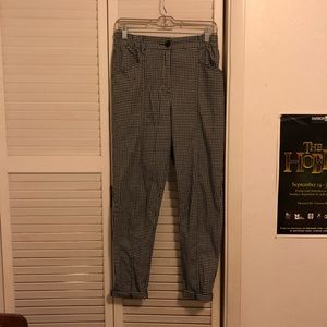 Black and White Gingham/Checked Pants
